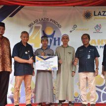 MILAD KE-4 TAHUN, TUMBUH DAN BERKEMBANG BERSAMA LAZIS PINDAD
